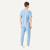 Men's Raglan Sleeve Three Pockets Scrub Top