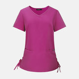 V-neck Slim Fit Scrub Top