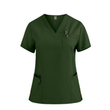 Alexis V-neck Five-Pocket Scrub Top