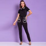 Women's Slim Fit With Pearl Button