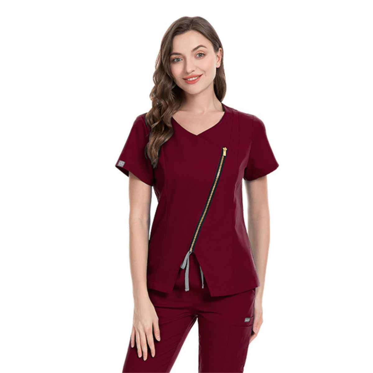 Adelina V-neck Scrub Top