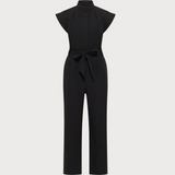 Women's Stand-up Collar Side Pockets Jumpsuit