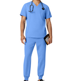 Men's Three-Pocket Classic Scrub Top