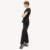 Women's Elastic Waist Adjustable Trouser Legs Scrub Pant