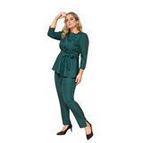 Women's Peplum Style Princess Sleeves Scrub Top