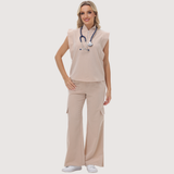 Women's Cargo Scrub Pant with Stylish Tailoring Details