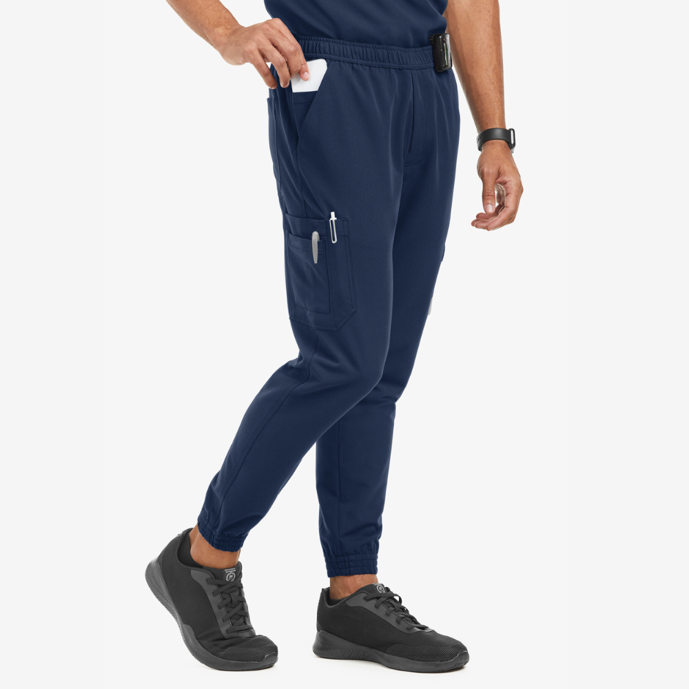 Men's 10-Pocket Jogger STRETCH Scrub Pants