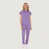 Women's Zipper Scrub Top