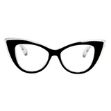 Thelma Cat Eye Crystal Series Non-prescription Protective Glasses