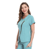 Adelina V-neck Scrub Top