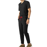 Men's Seven Pockets Tapered Scrub Pants