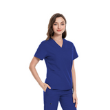 Alexis V-neck Five-Pocket Scrub Top