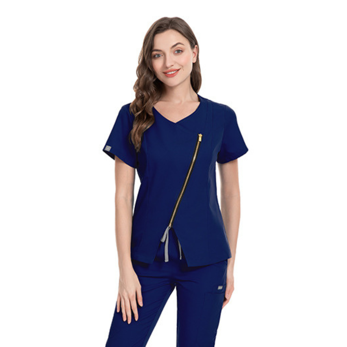 Adelina V-neck Scrub Top