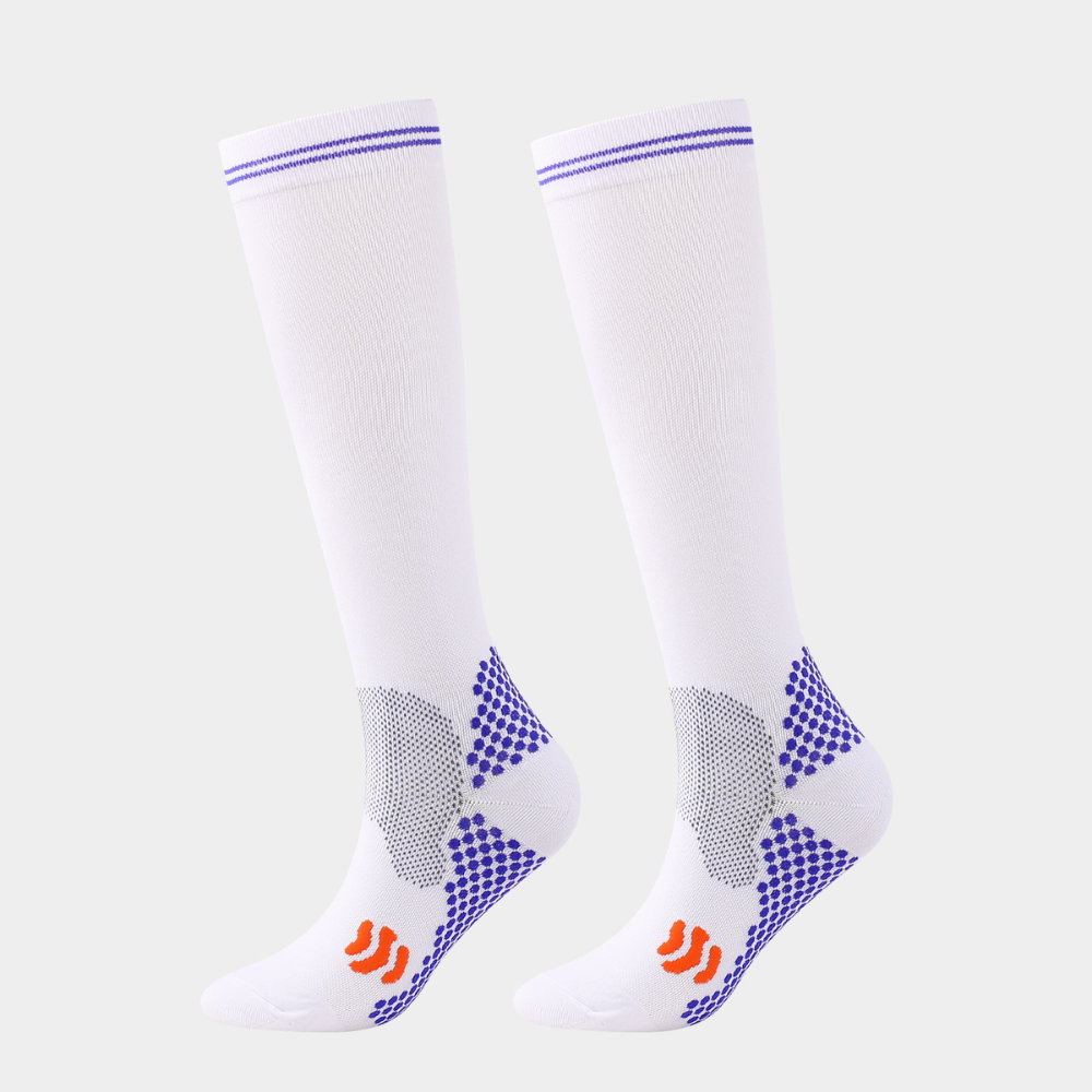 Unisex Multicolor Sports Calf Compression Socks