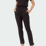 Women's Modern Elastic Waistband Tie Scrub Pant