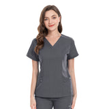 Adelaide V-neck Two-Pocket Scrub Top