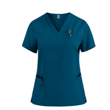 Alexis V-neck Five-Pocket Scrub Top