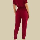 Women's Two Pockets  Scrub Pant With Elastic Waistband