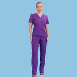 Women's Slim V-neck Scrub Top