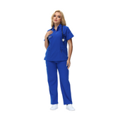 Beata Six-Pocket Straight Scrub Pants