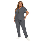 Bernadette Eight-Pocket Straight Scrub Pants