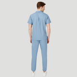 Men's Mostra Collar Three Pockets Scrub Top