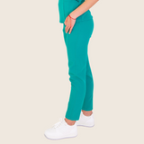 Women's Cigarette Leg Two Pockets Scrub Pant