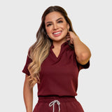 Women's High V Neck Scrub Top