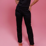 Women's Elastic Waist Comfort Scrub Pant