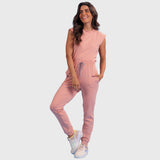 Women's Sporty Elastic Waist Scrub Pant