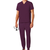 Men's Three-Pocket Classic Scrub Top