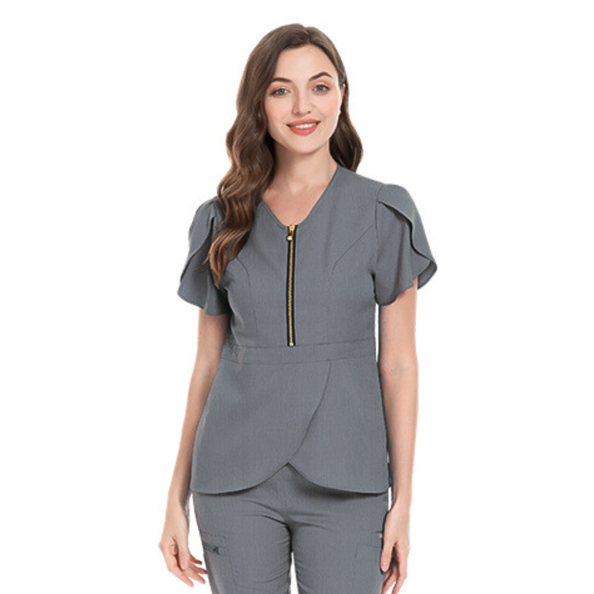 Ada V-neck Scrub Top