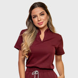 Women's High V Neck Scrub Top