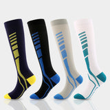 Two-color Gradient Compression Socks