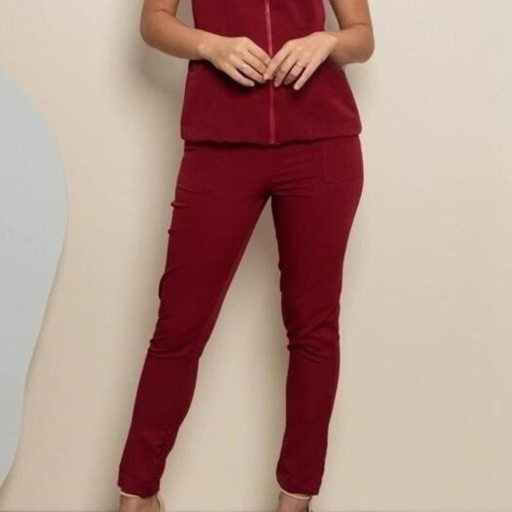 Women's Straight Leg Slim Fit Scrub Pant