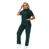 Beata Six-Pocket Straight Scrub Pants