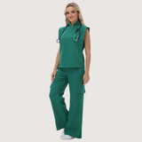 Women's Cargo Scrub Pant with Stylish Tailoring Details