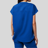 V-neck Three Pockets Scrub Top