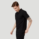 Men's Mostra Collar Three Pockets Scrub Top