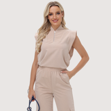 Women's Thin Waist Slim Fit Scrub Top