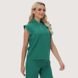 Women's Thin Waist Slim Fit Scrub Top