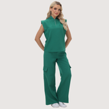 Women's Cargo Scrub Pant with Stylish Tailoring Details