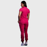 Women's Elastic Waist Cuffed Scrub Pant