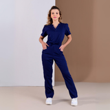 Women's Slim V-neck Scrub Top