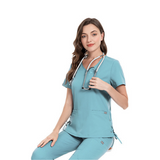 V-neck Slim Fit Scrub Top