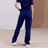 Women's Elastic Waist Drawstring Scrub Pants