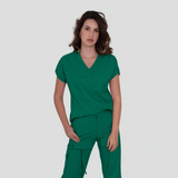 Women's V-neck One Pocket Scrub Top