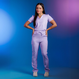 Women's Slim V-neck Scrub Top