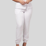 Women's Elastic Leg And Waist Scrub Pant