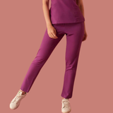 Women's Straight Leg Scrub Pant With  Elastic Waistband